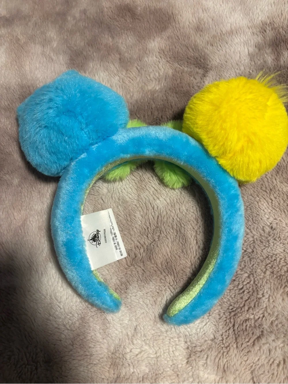 Disney Parks Pixar Monsters Inc Sulley Plush Minnie Ears Headband (1223)